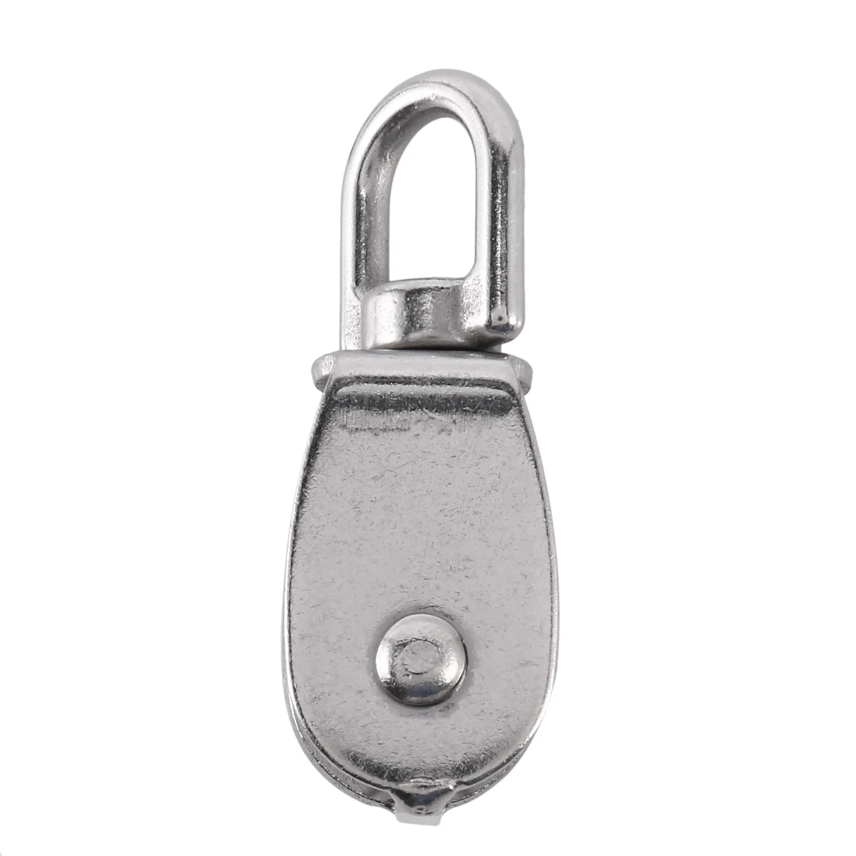 

Stainless steel single pulley Crane Pulley Block M15 Lifting Crane Swivel Hook single Pulley Block Hanging Wire Towing Wheel 10P