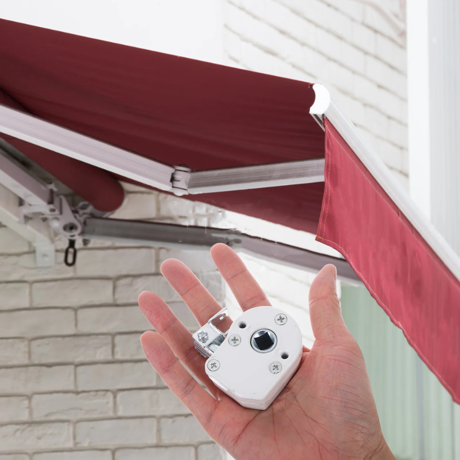 

Parasol Gear Worm Drive Durable Crank Handle Outdoor Garden Patio Awnings Replacement Parts Maintenance Accessories