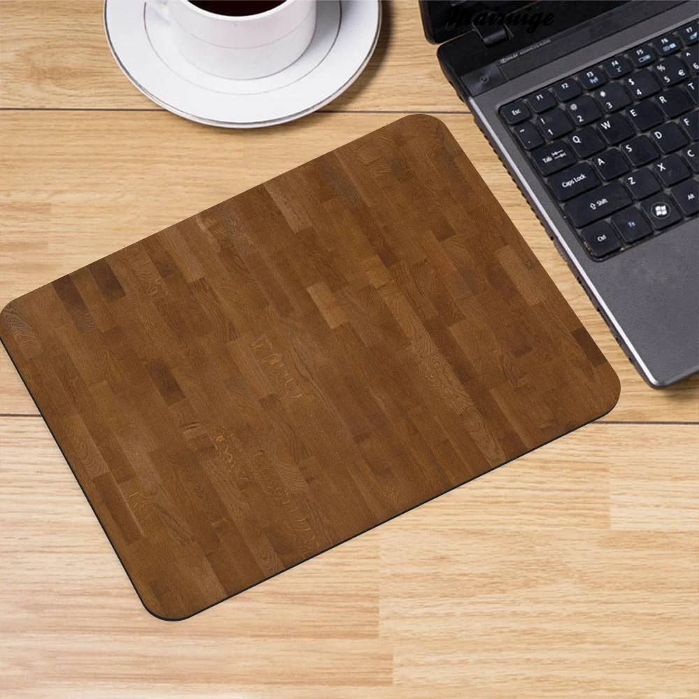 Oak Wood Texture Mouse Ped Keyboards Table for Pc Gaming Mouse Mat Laptop Gamer Carpet for Mouse Surface for Computer Mouse