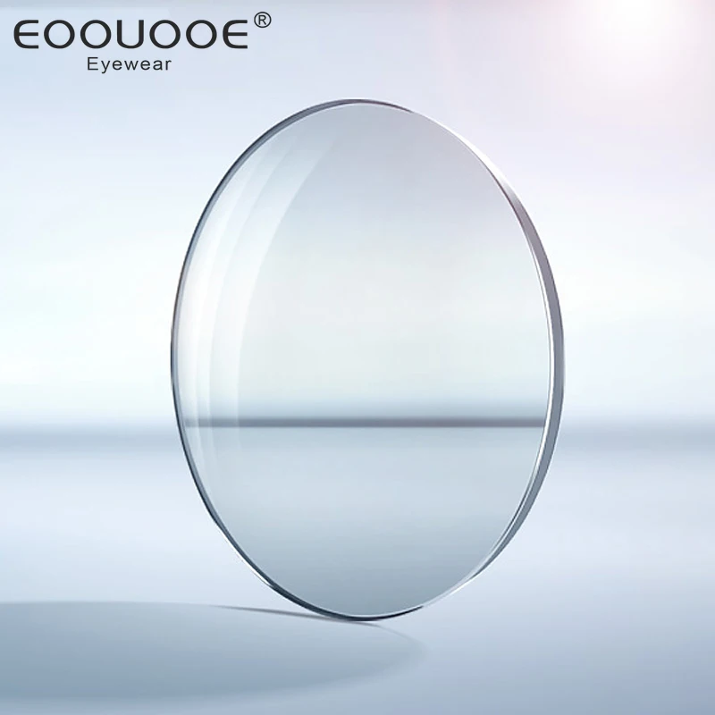 

EOOUOOE 1.56 1.61 1.67 1.74 CR-39 HD Resin Aspheric Lens Myopia/Hyperopia /Astigmatism HMC Anti-scratch Anti-reflective Lenses