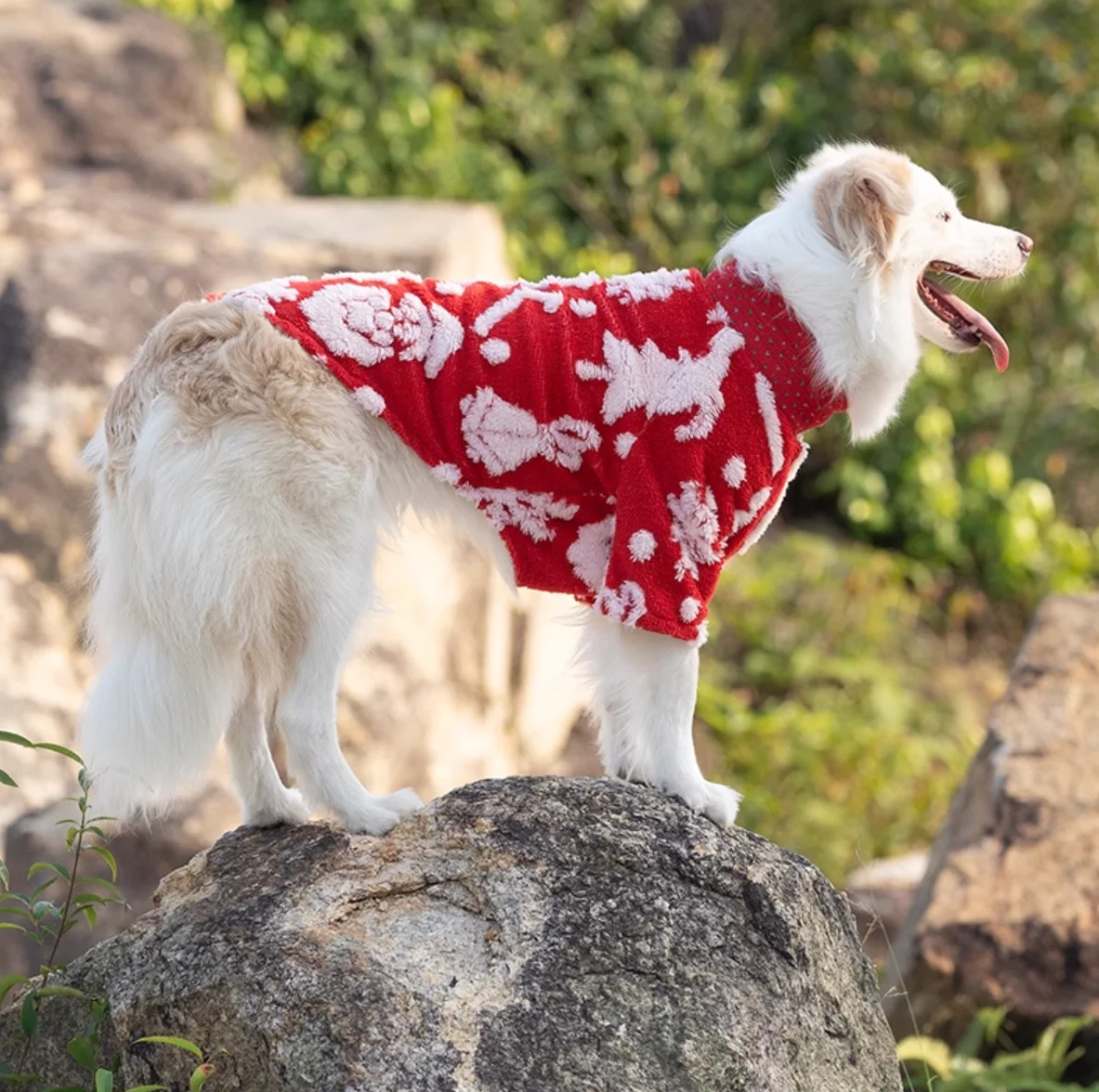 Cat and Dog Sweater with Hearts Patterns, Pet Puppy Coat, Warm Jacket, Hoodie Jumper, Clothes