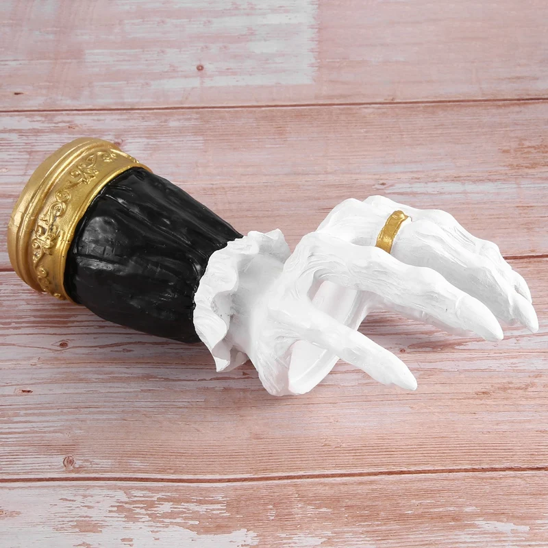 할로윈 수지 마녀 손 촛대 크리 에이 티브 유령 손 유령의 집 장식 팜 캔들 홀더 미술 공예 장식품