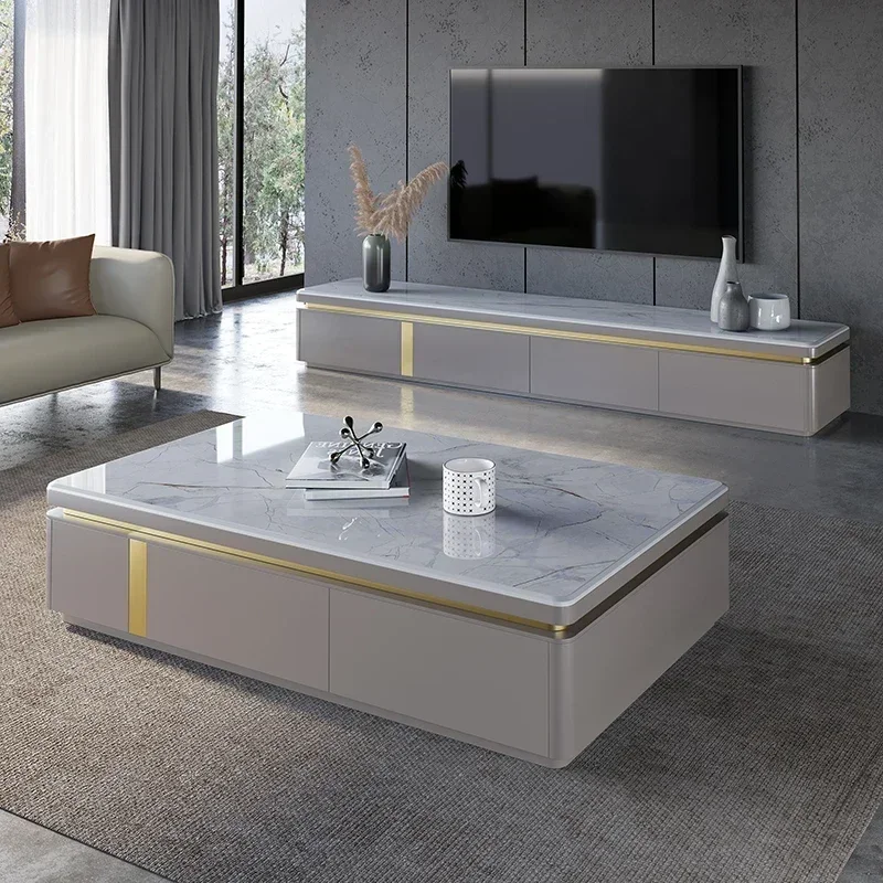 

Luxury Living Room Coffee Table Modern Design Aesthetic Space Saving Coffee Table Home Unique Stolik Kawowy Salon Furniture