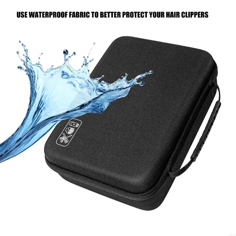 L9NA Professional Barber Clippers Case Holds Trimmer Chargers Scissors Comb Accessories
