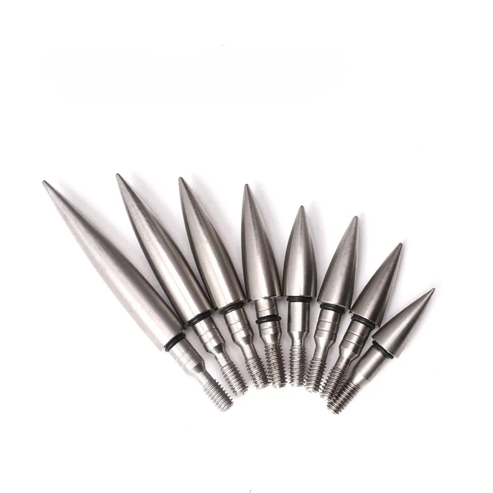 Stainless Steel Arrowheads - 12 Piece Set, Compatible with 6.2mm Inner Diameter Arrow Shafts, 70/80/90/100/125/150/200 Grains view 3