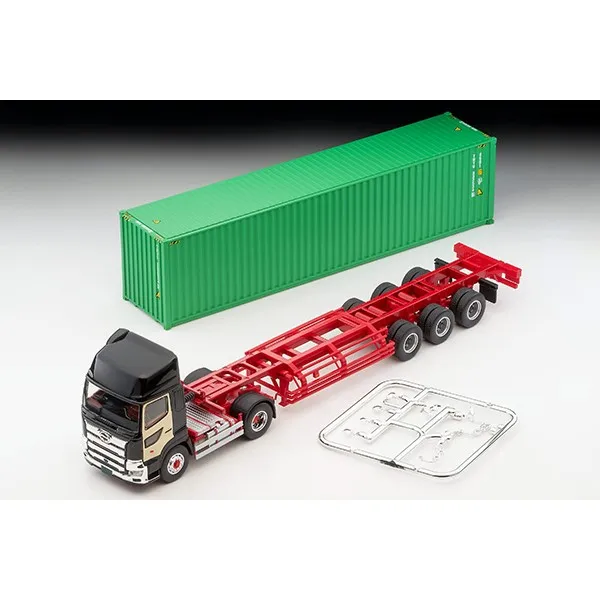 

2411 TOMYTEC 1/64 TLV LV-N292c Hino Marine container trailer alloy trolley model collection decoration