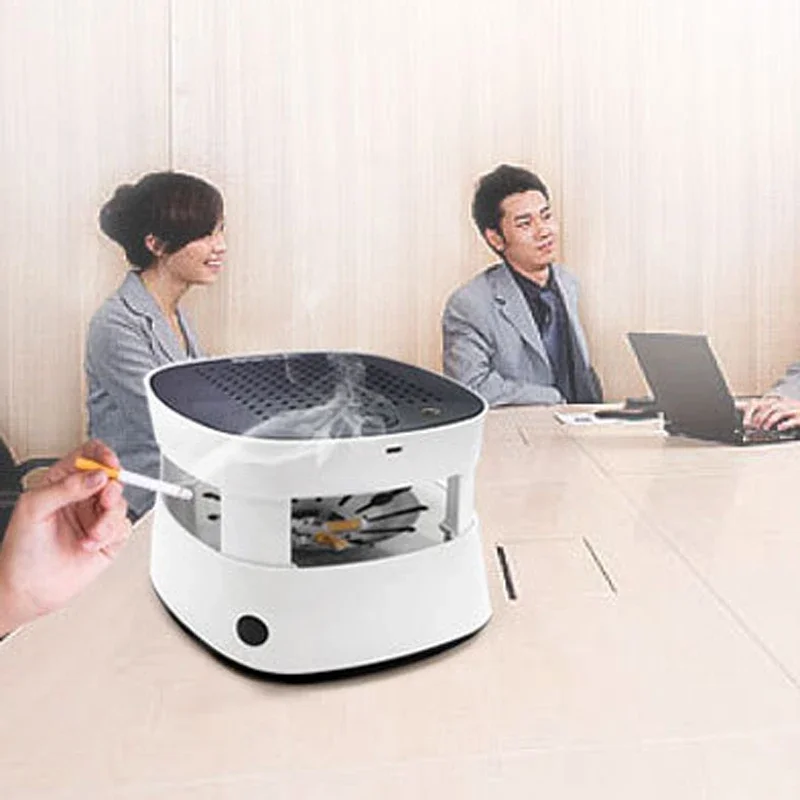 Smoke-Free Ashtray, Odor Removal and Smoke Prevention, Air Purifier, Formaldehyde and Odor Removal, Turbine Fan