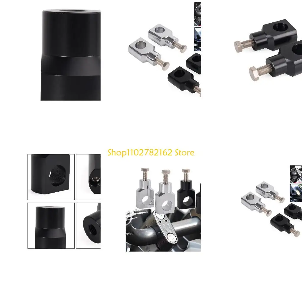 

547B 1 Pair Motorcycle 25mm 1'' Handlebar Risers Handlebar Clamp Universally Fitment