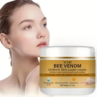 Crème éclaircissante au venin d'abeille, unifie le teint, élimine les taches brunes et le teint terne - Non grasse, convient aux hommes et aux femmes - Crème blanchissante et hydratante, pour usage de jour et de nuit - 60g 5
