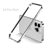 Ultra Thin Bumper Aluminum Metal Frame Hard Cover For iPhone 16e 16 15 12 13 14 Plus Pro Max Alloy Case Protective Shell Coque