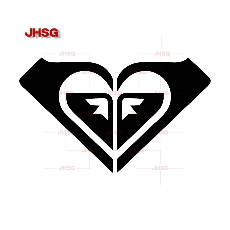 Heart Arrow Car Sticker Minimalist Black Diamond Vinyl Decal Waterproof for Car Window Door Bumper Truck