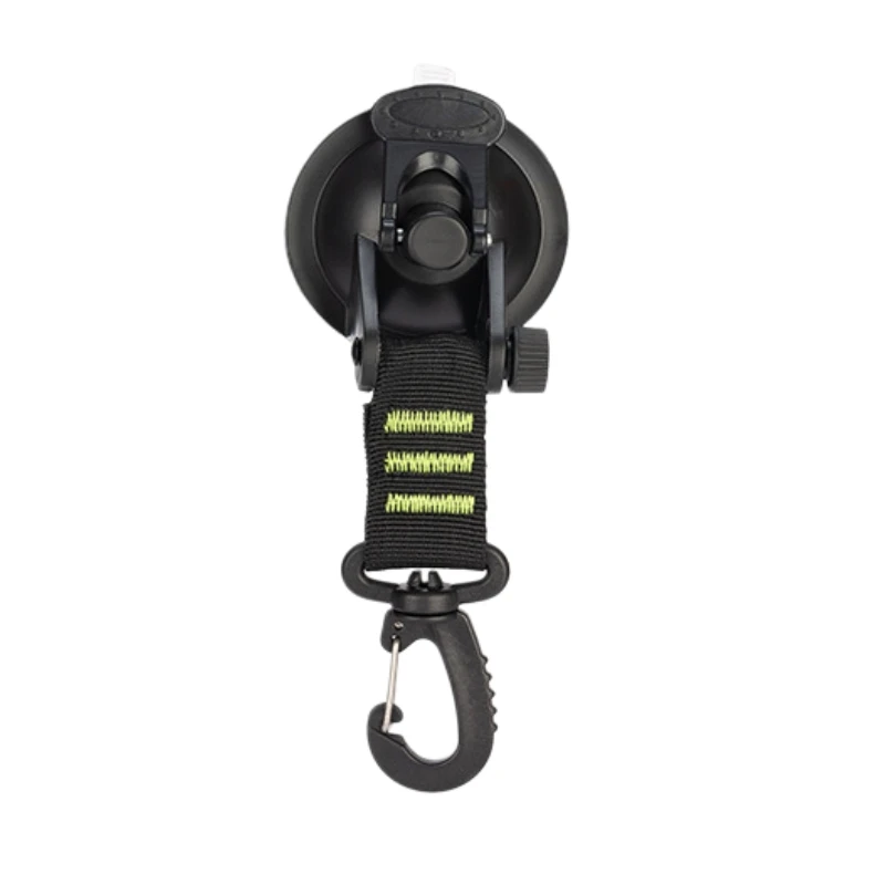 Hochleistungs-Saugnapfhalterung mit Haken für Outdoor-Reisen, Camping, Karabiner-Organizer für Zuhause, Outdoor-Camping, Auto-Seitenmarkise