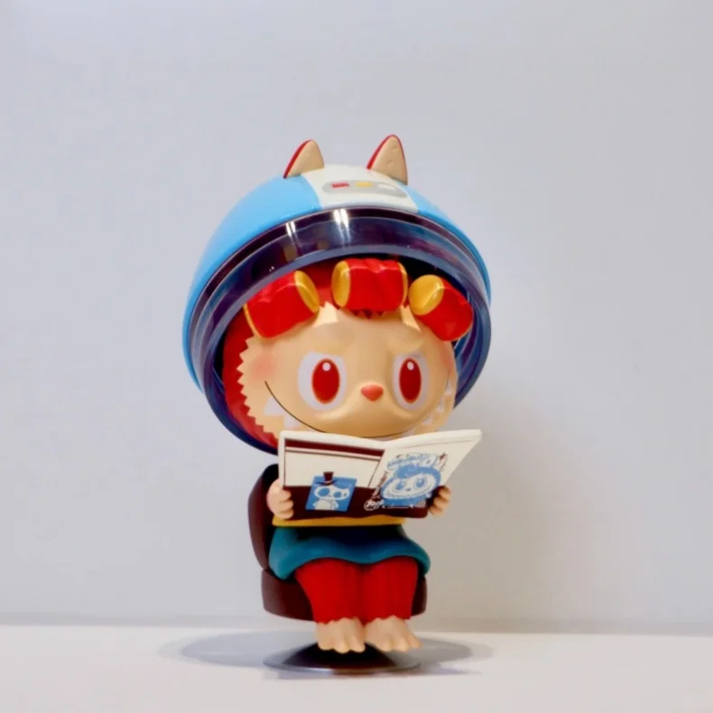 Original POPMART Labubu Retro Friseursalon Blind Box Actionfigur Sammlerstück Schreibtischdekoration Auto-Ornament Geburtstagsüberraschungsgeschenk – Detail 10