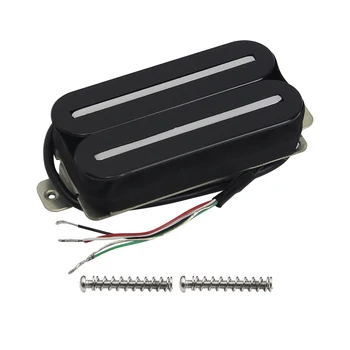 FLEOR Ceramiczna gitara elektryczna Hot Dual Rails Pickup Humbucker Pickup 14K Czarne części do gitary