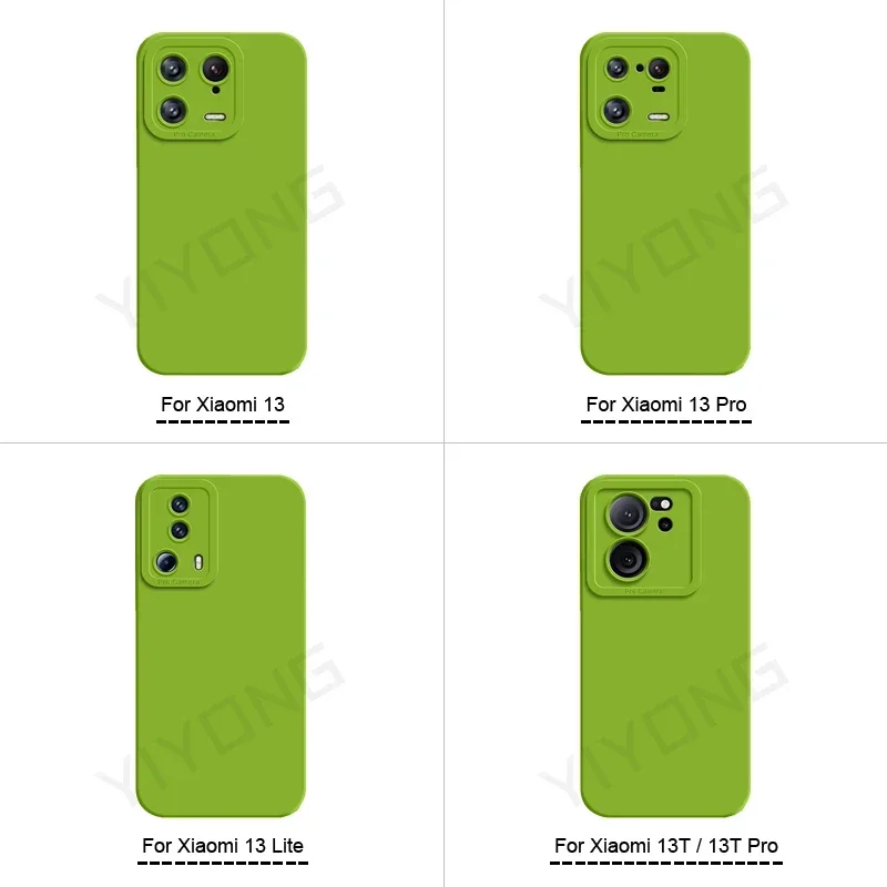 For Mi13T Pro Case YIYONG Silky Soft Liquid Silicone Cover For Xiaomi 13 Xiomi Mi 13T Xiaomi13 Xiaomi13T Pro Phone Cases