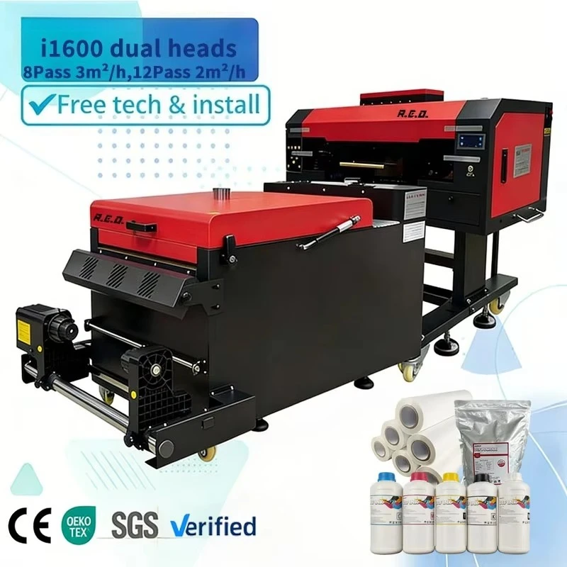 Kenteer Roll DTF Inkjet Printer Impresora XP600 L1800 I3200 DTF T Shirt Cloth Sticker Garment Printing Machine A3 Dtf Printer
