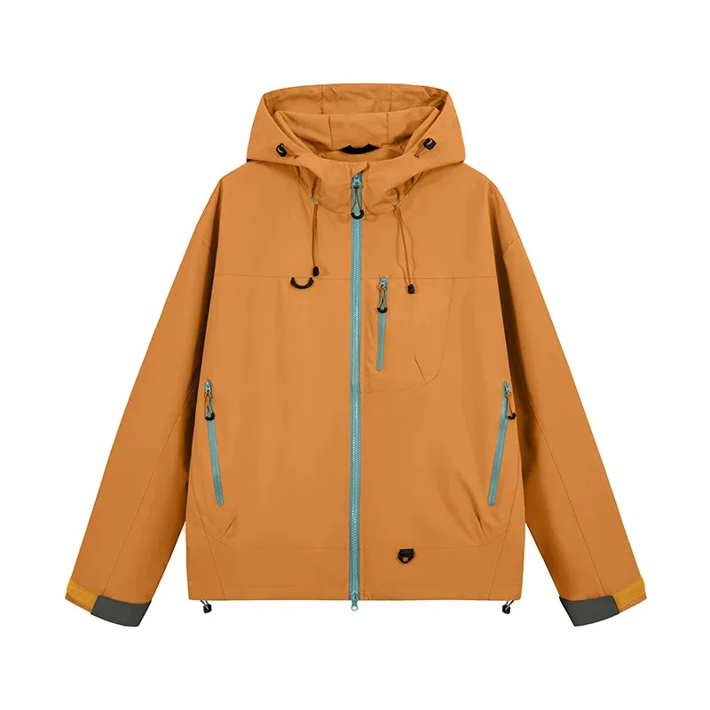 2026 Men's Women's Waterproof Hiking Jacket Trekking Camping Mountaineering Windbreaker Unisex Outdoor Sport Windproof Rain Coat