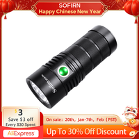 Sofirn Powerful SP36 Pro 8000lm  LED Flashlight  4*SST40 USB C Rechargeable 18650 Torch