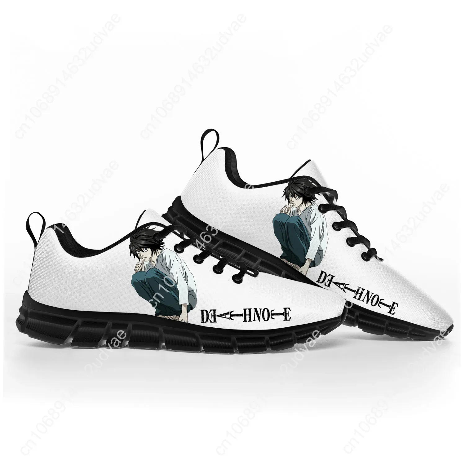 Death Note Yagami Lawliet L sportschoenen heren dames tiener sneakers casual aangepaste hoge kwaliteit paar schoenen