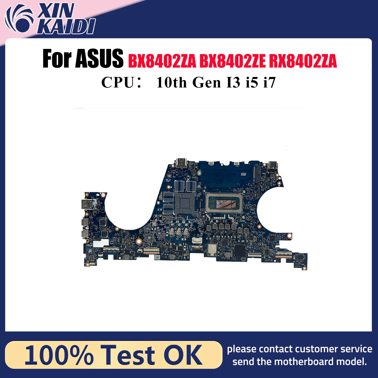 

UX8402ZA Материнская плата для ноутбука ASUS RX8402ZA BX8402ZA BX8402ZE UX840ZA UX840ZC UX8402 UX840ZE Материнская плата с 10-го поколения I3 i5 i7