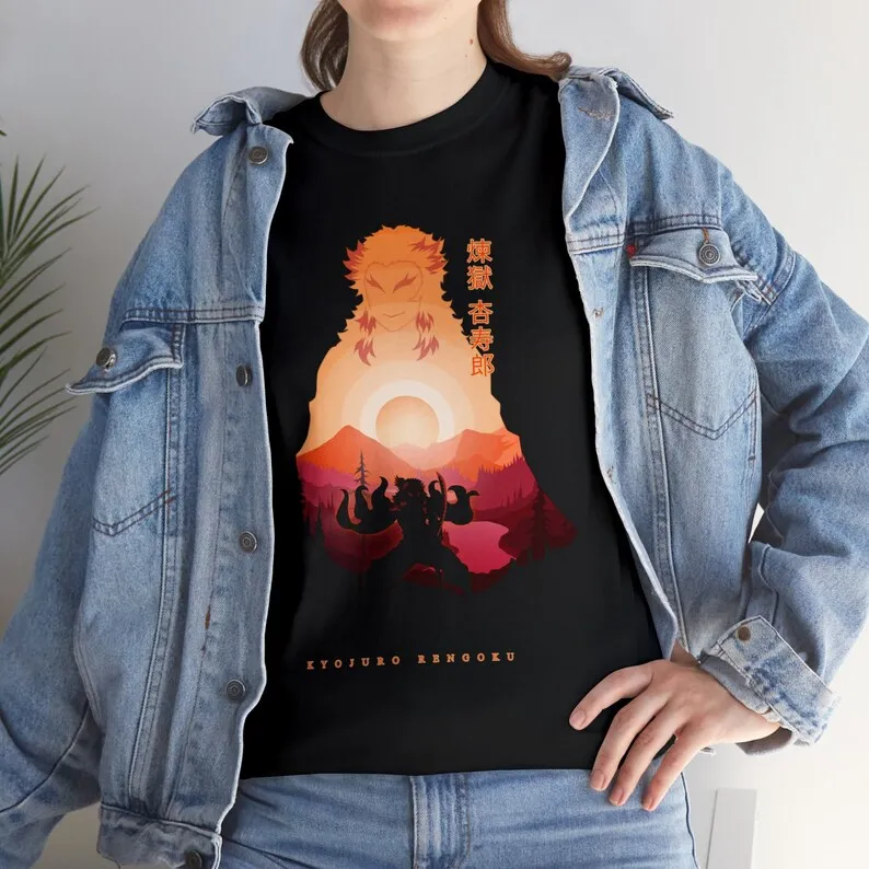 Japońskie Anime bawełniana koszula Unisex-Vintage koszulka treningowa Anime dla mężczyzn i kobiet