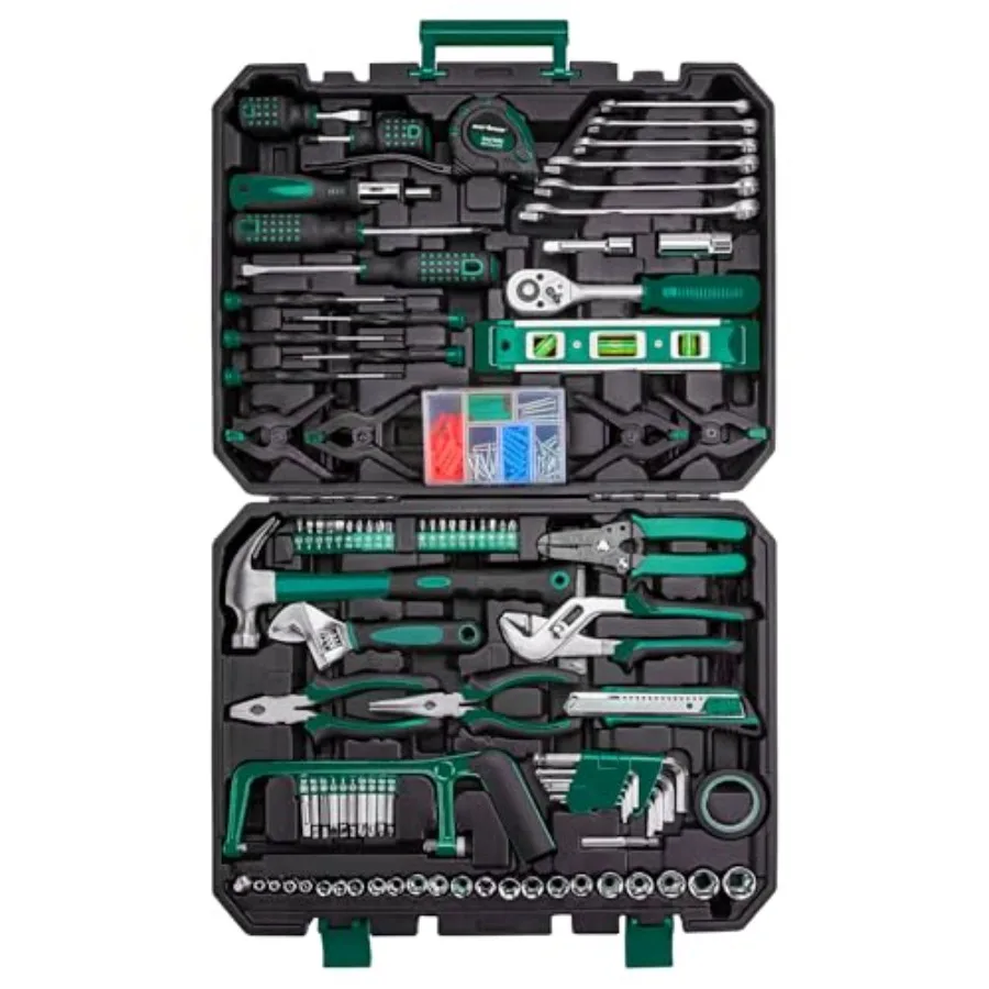 

CARTMAN 238-Piece Tool Set with Socket Wrench and Auto Repair Tools Mixed General Household Hand Tool Kit, Plastic Toolbox Stor