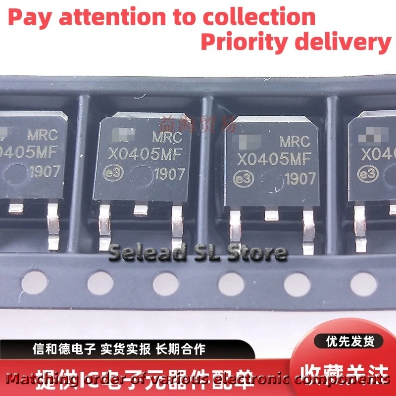 10 PÇS/LOTE X0405MF TO-252 4A/600V tiristor unidirecional discreto