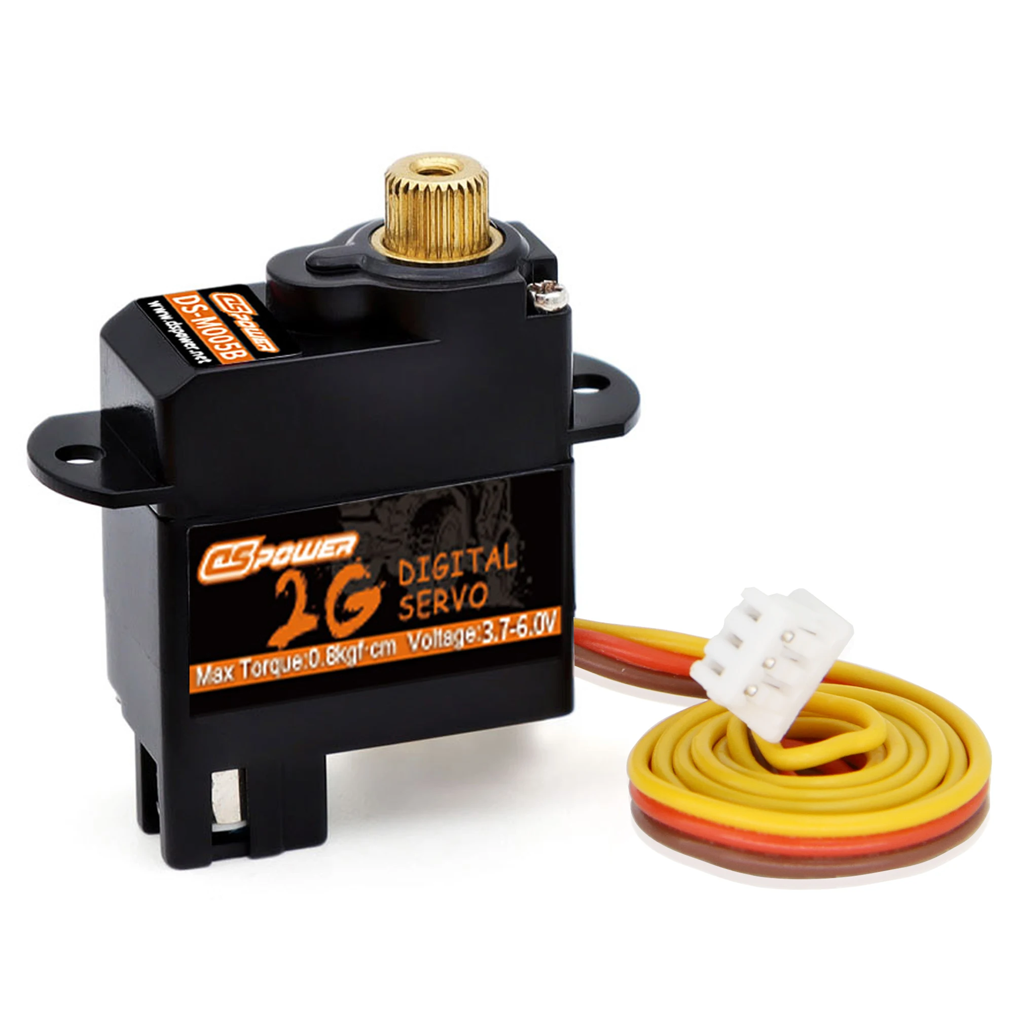 DSpower 2g Metall/Kunststoff Getriebe JR/JST Stecker Wasserdicht Mini Micro Digital Servo für RC Auto Starrflügel Flugzeug Hubschrauber Roboter Spielzeug – Detail 16