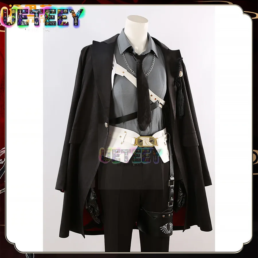 UETEEY COS Touken Ranbu Uguisumaru Cosplay Costume Custom Military Uniform Suit Coat Cape Halloween Anime Costume Custom Size - view 5