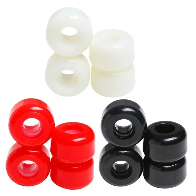 

652F 4pcs Skateboard Polyurethane Street Skating Bearings Scooters Wheel for Enhances Grip And Stability On Terrain
