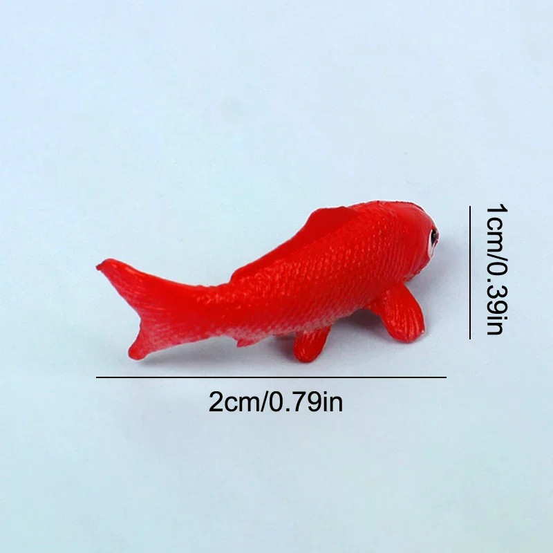 1/12 Dollhouse Miniature Fish Model Simulation Animal Children's Toys For Doll House Decor Kids Pretend Play Toys Gift