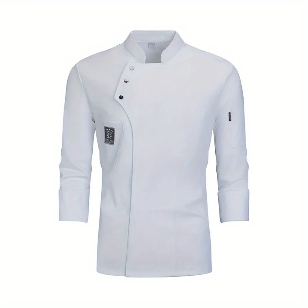 

Men's Summer Short-sleeved Breathable Baking Restaurant Hotel Hot Pot Restaurant Barbecue Chef Clothes Thin Style