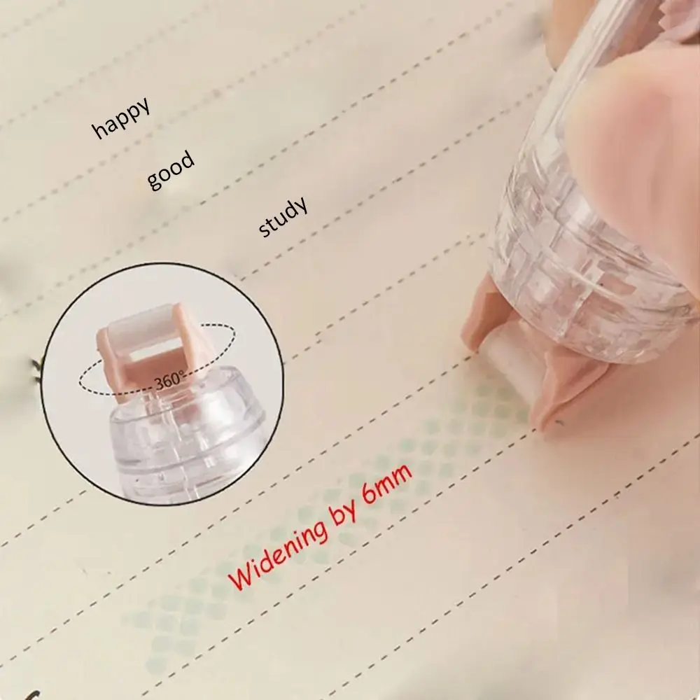 Cartoon Press-On Dot Glue Student Study Exam Office Ledger Supplies Double Sided Adhesive Tape Multifunctional Pen Style