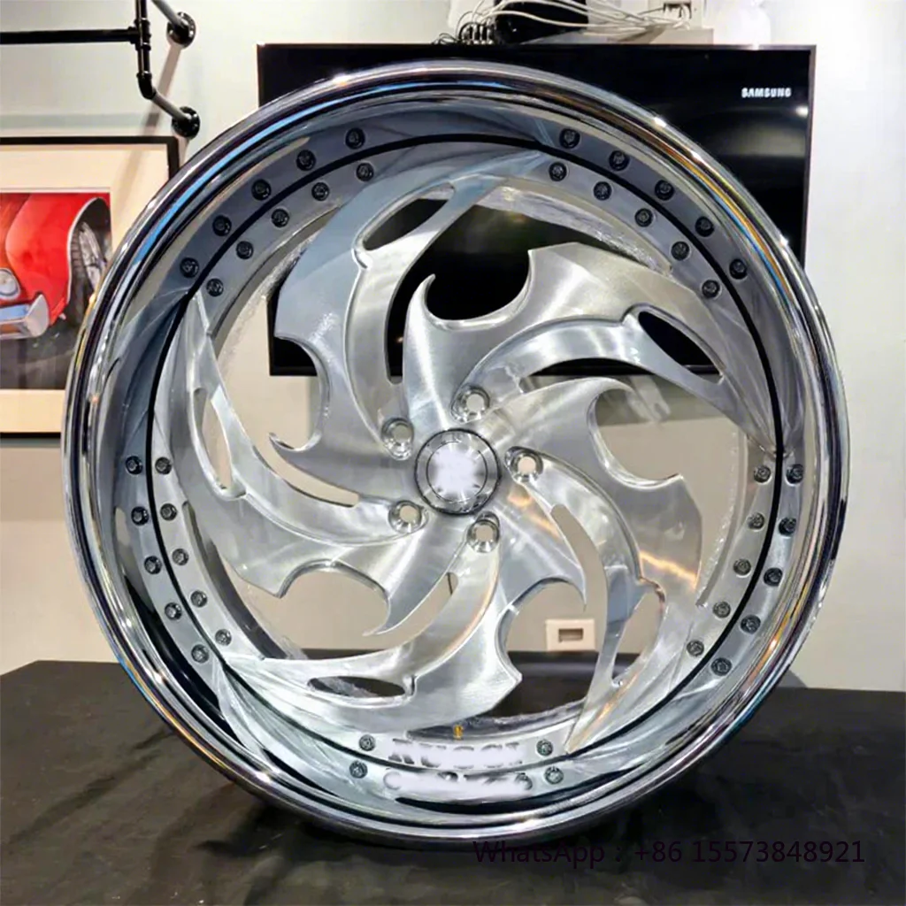 

off Road Forged Wheels Pickup Polish 5x5.5 22x12 Forgiato Wheels 20 22 24 26 Inch Dually Rims Alloy Wheels for SUV&Pickup