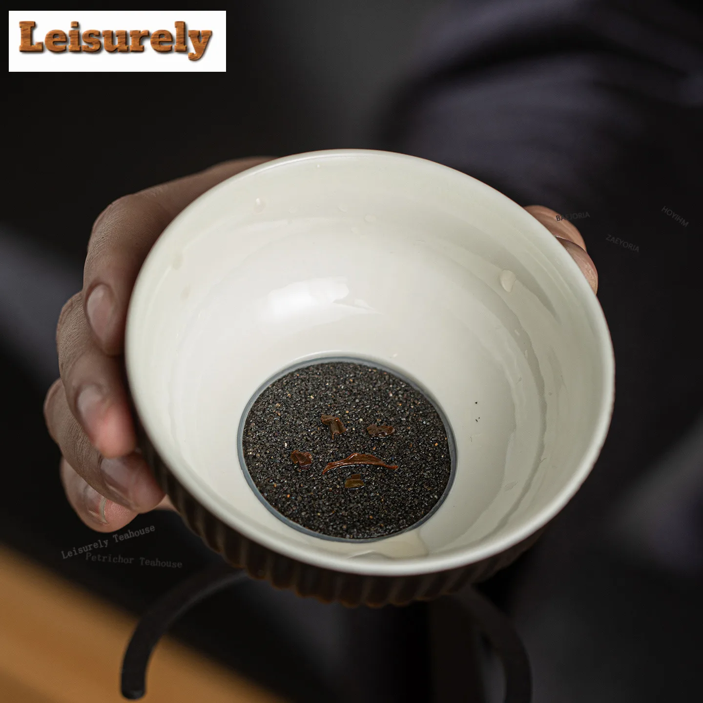 Striped Micropores Tea Separator Infusor Handmade Leaf Strainer Tea Strainer Dispenser Tea Brewing Tea Filter Drinkware Gift