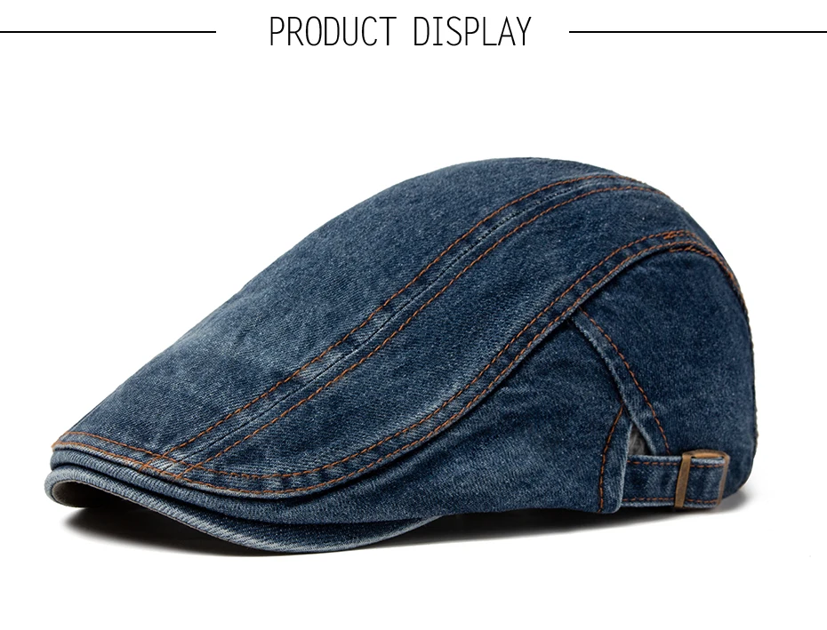 CNTANG Herren Jean Berets Sommer Newsboy Hüte Für Frauen Casual Einfarbig Retro Literarische Vorwärts Kappe Schirmmütze Maler Caps Boina – Detail 4