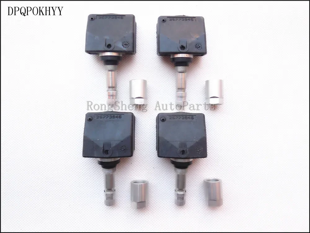 

DPQPOKHYY 4PCS 25773946 315Mhz TPMS Tire Pressure Monitoring System Sensor For C5 Corvette