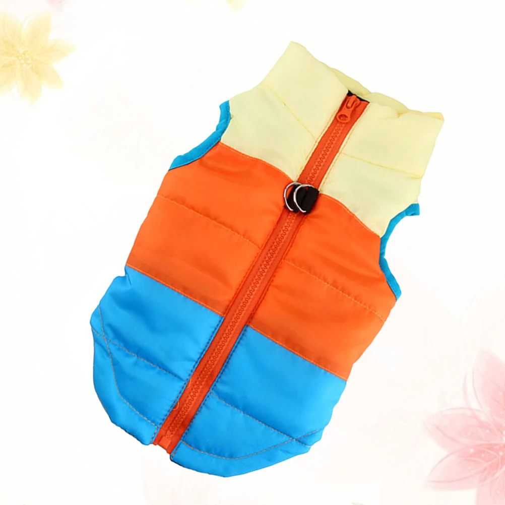 

Waterproof Dog Vest Winter Warm Pet Coat Cotton Belly Protection Soft Breathable For Walking Running Xl Sky-Blue