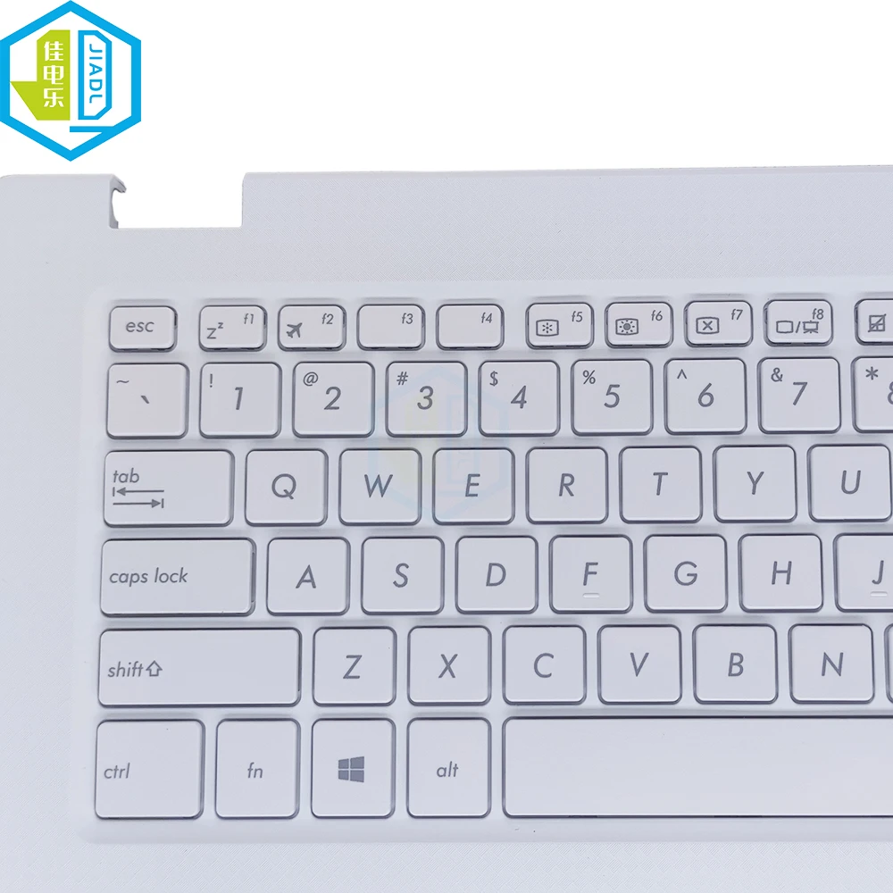 Imagem -03 - Inglês Eua Teclado para Asus Imaginebook Mj401t Mj401ta Computador Portátil Apoio de Mãos Superior Teclados Branco Teclados 90nb0ma1-r31us0 Novo