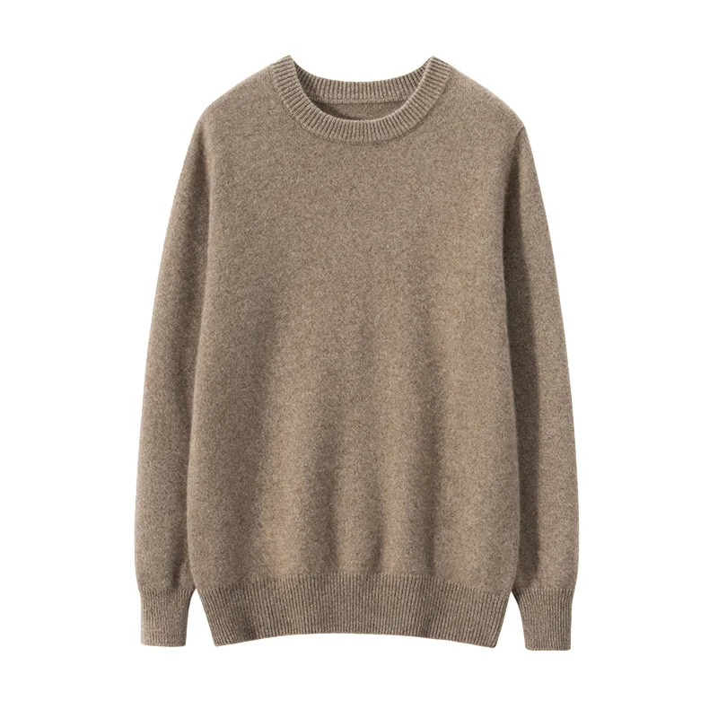High Quality Men's Cashmere Sweater Cashmere Round Neck Half Turtleneck Classic Cashmere Sweater for Men