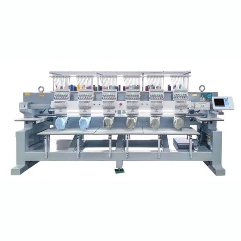 3 Head Multi-needle Embroidery Machine 12 Needles Commercial Computerized Sewing Machine Large Area Frame Cap T-Shirt Shop