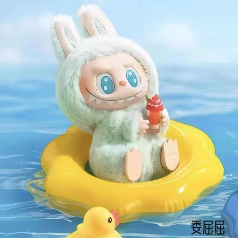 ​ ​ POPMART Labubu Have a Seat The Monsters Blind Mystery Box مجموعة من الفينيل، دمية لطيفة قابلة للجمع مع قاعدة عرض هدية