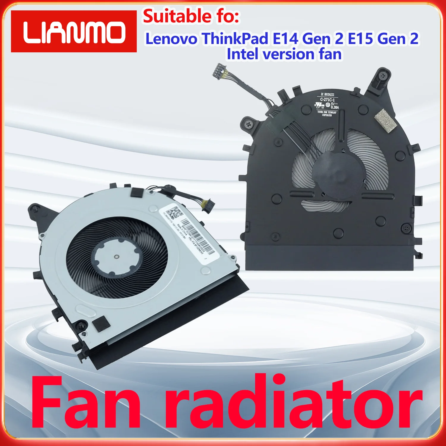Suitable for Lenovo ThinkPad E14 Gen2 E15 Gen2 E15 Gen4 Intel version fan