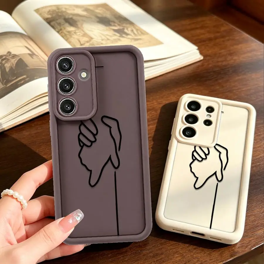 Case for Samsung Galaxy S26 S20 FE S25 S23 S21 S24 ultra S22 Plus Note 20 Ultra Phone Cover The Hand Of Faith