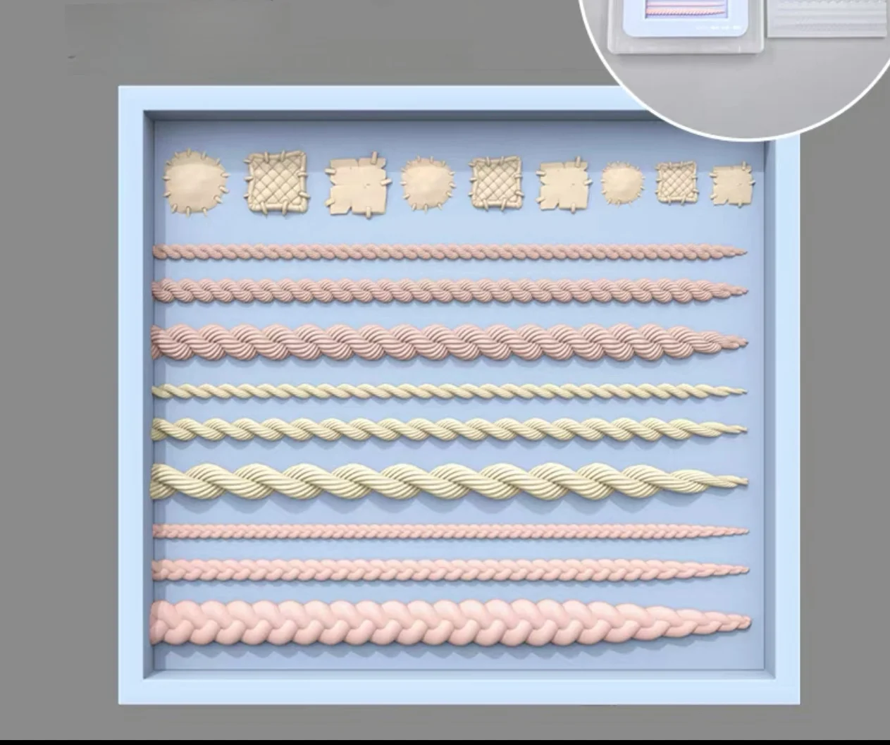 

Hemp Rope Hair Resin Casting Mold Silicone Mold Accessories Resin Liquid Mold Resin Keychain Silicone Mold Resin Mold