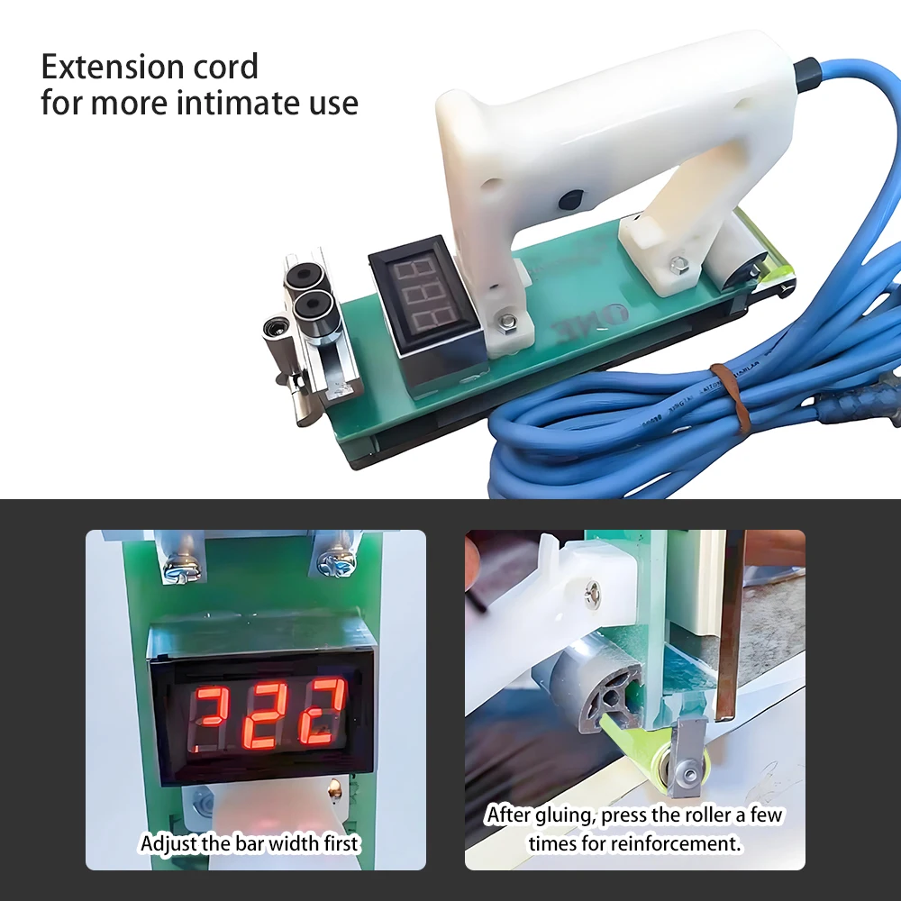 Alat Pemasang Tepian Kayu Genggam Kecil Portabel Mesin Pemasang Tepian Furnitur Mesin Pemasang Tepian Listrik Industri