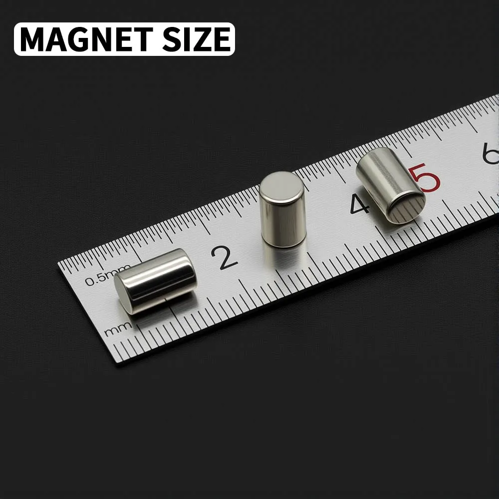 6x10mm Powerful Neodymium Magnet N35 NdfeB Permanent Magnetic imanes Round Super Strong Fridge Magnets DIY