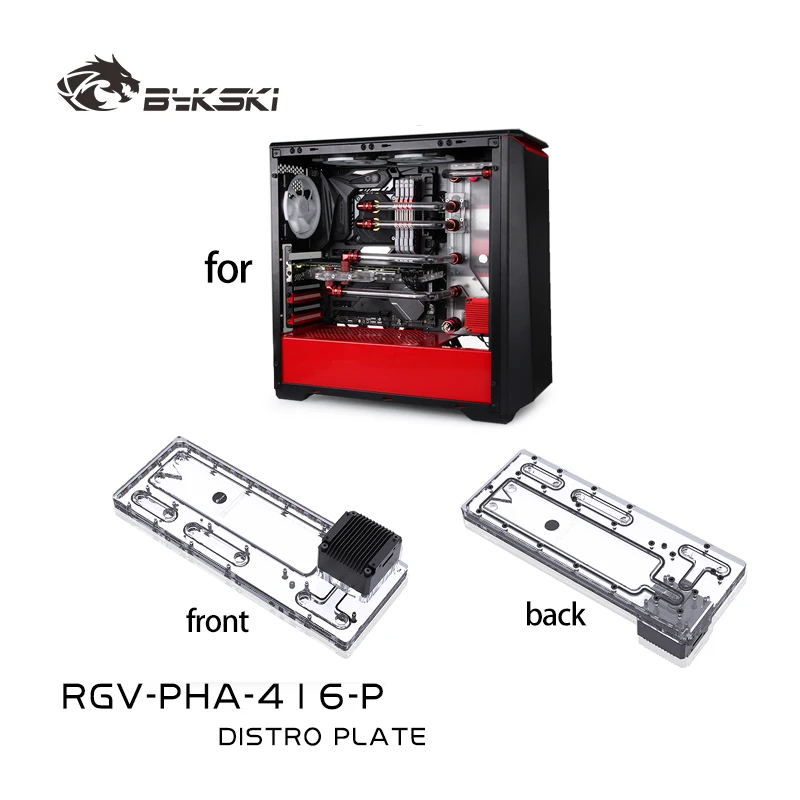 

BYKSKI RGV-PHA-416-P Acrylic Tank use for Phanteks 416 Computer Case/Combo DDC Pump/Simplifies Installation/High Quality Acrylic