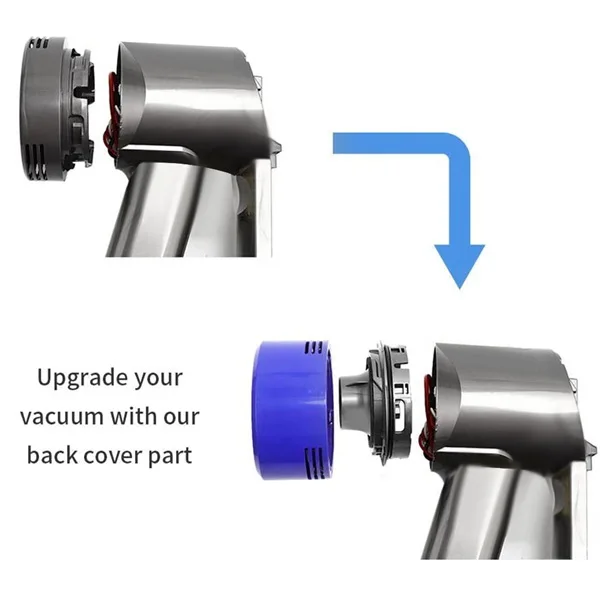 Accessoires pour aspirateur Dyson V7 V8, moteur hôte, couvercle arrière et filtre HEPA arrière, éléments filtrants, 2