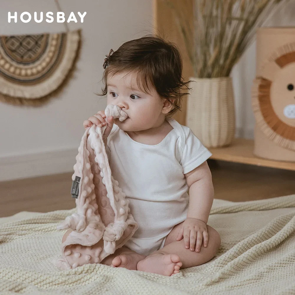 

Baby Soothing Handkerchief With Double-Sided Comfortable Fabric Infant Can Chew Safe Quality Double-Sided With Soothing